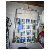 2 lawn chairs & 3 small totes