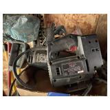 Flat of saws, drills