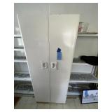 2 door metal cabinet