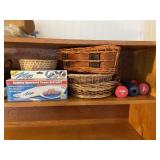 Contents of top 2 shelves