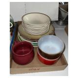 4 flats dishes