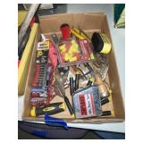 2 boxes assorted tools