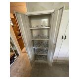 White metal cabinet