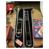 Trombone in case