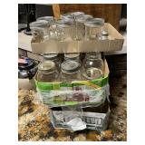 3 boxes mason jars