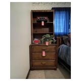 3 drawer chest w/shelf above