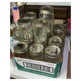 Flat of mason jars
