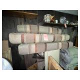 Camper parts, toilet, table cushions, foam