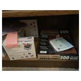 Contents of 4th shelf & 2 folded boxes