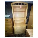 2 pieces - chest with shelf above