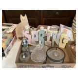 3 boxes household decor