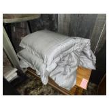 Queen bed set - silver color