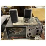 Digital analyzer & flat of misc, 2 speakers