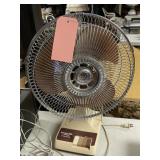12" rotating fan
