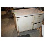 ENAMEL TOP CABINET