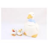 VTG Pekin Duck Cookie Jar, Homco Ducks