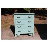 Wood Dress with Metal Handles