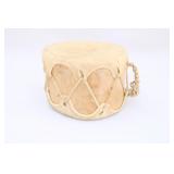 VTG Hand Made Native American Raw Hide Skin Drum