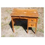 Vintage Wood Childs Desk