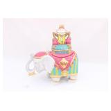 Clay Art Kasbah Elephant, Monkey Cookie Jar