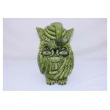 Deforest California USA Green Owl Cookie JAr