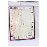 Napa California Wine Valley Framed Display