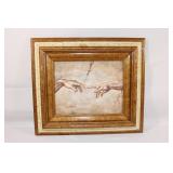 W. Harris Signed -Creation of Adam