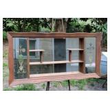 MCM Wall Hanging Mirrored Knick Knack Shelf