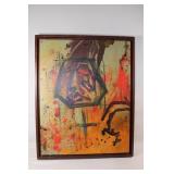 Warrior I - Painting - Signed on Back - Navajo