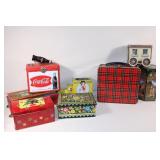Variety of Tins - Betty Boop, Coca-Cola, etc.