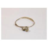 Sterling Silver Somebody Loves Me Baby Bracelet