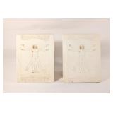 Pair Michelangelo Heavy  Book Ends