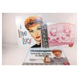 Tro of I Love Lucy metal Signs