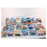 Large Lot of Hot Wheels in Blister Packs