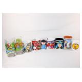 Lot of Peanuts Coffee Mugs, Glasses