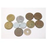 Pair Steel Pennies, NY Transit Token, Gaming etc