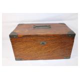 Antique CN Swift New York Zinc Lined Humidor