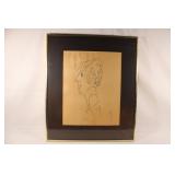 Minimalist Caricature Drawing by Stallings 