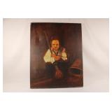 OIC - Remake A Girl with a Broom by Rembrandt