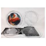 Coca-Cola Glass Serving Tray -Glass/Crystal Trays