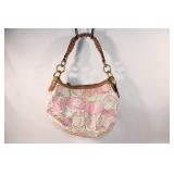 Multi-Color Pink Coach Hobo Shoulder Purse