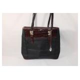 Brighton Black and Brown Shoulder Bag