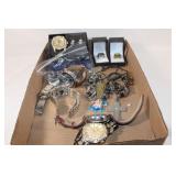 Misc Lot of Jewelry -Watches, Rings, etc.