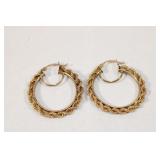 10kt Gold Hoop Earrings