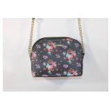Steve Madden Floral Black Crossbody Purse