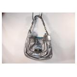 Coach Silver Over the Shoulder Purse