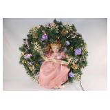 Light Up 2000 Doll Christmas Wreath