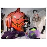 Lot of Halloween Decor - Hanging Ghosts, etc.