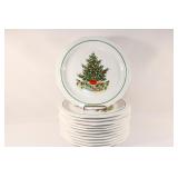 12 Pfaltzgfraff Christmas Heritage Stoneware Plate