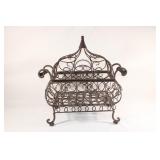 Large Decorative Metal Basket - Decor